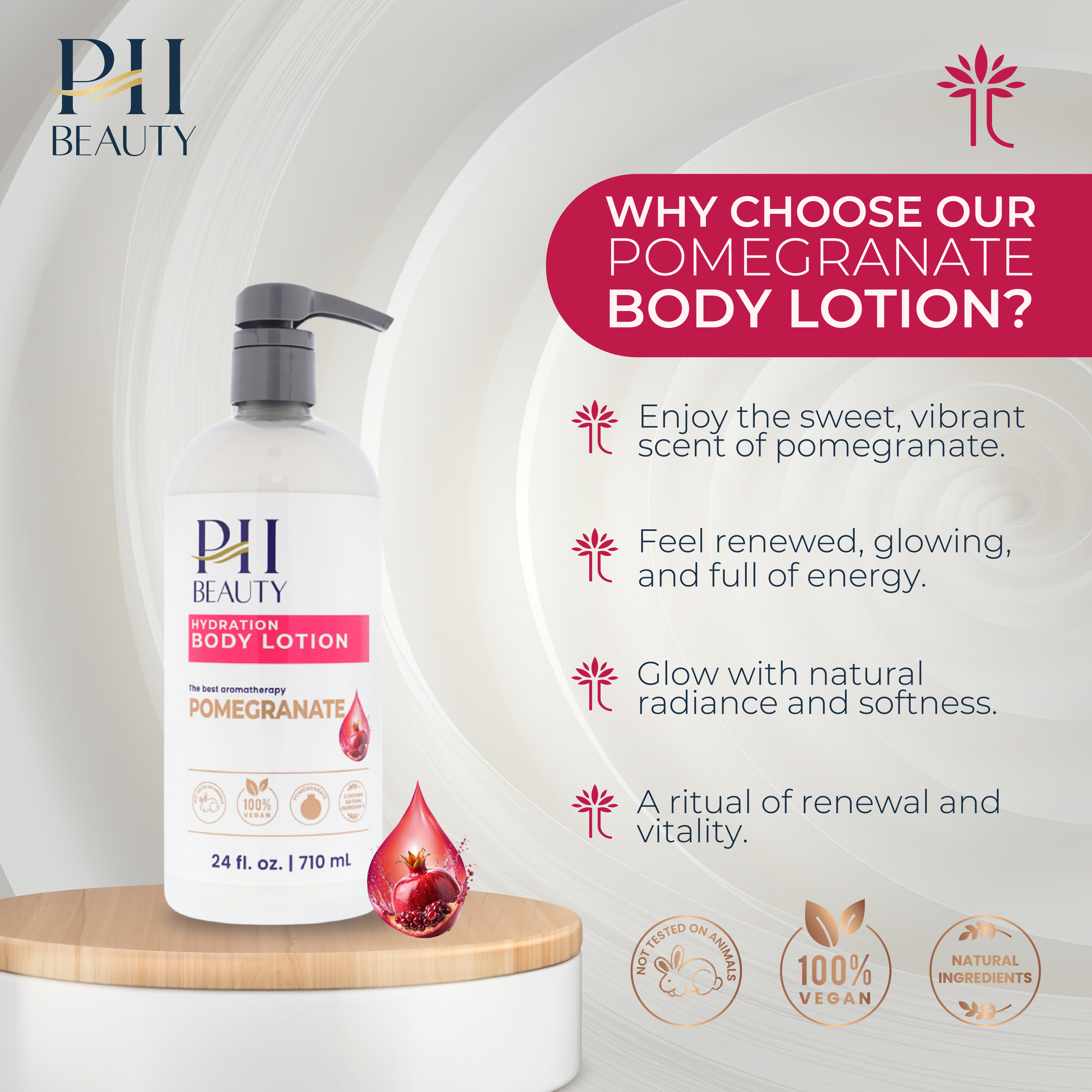 Loción corporal de granada